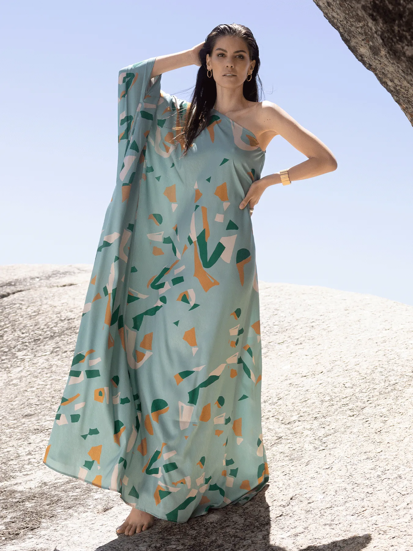 Satu Dress - Saly Vert sold by Diarrablu product image thumbnail 5