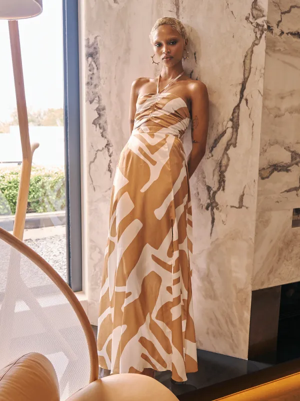 Nisha Dress - Lava Cream sold by Diarrablu