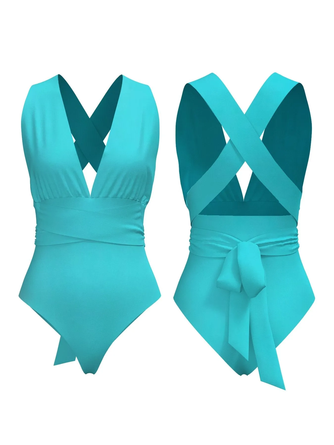 Infinity Swimsuit - Solid Blu sold by Diarrablu product image thumbnail 2