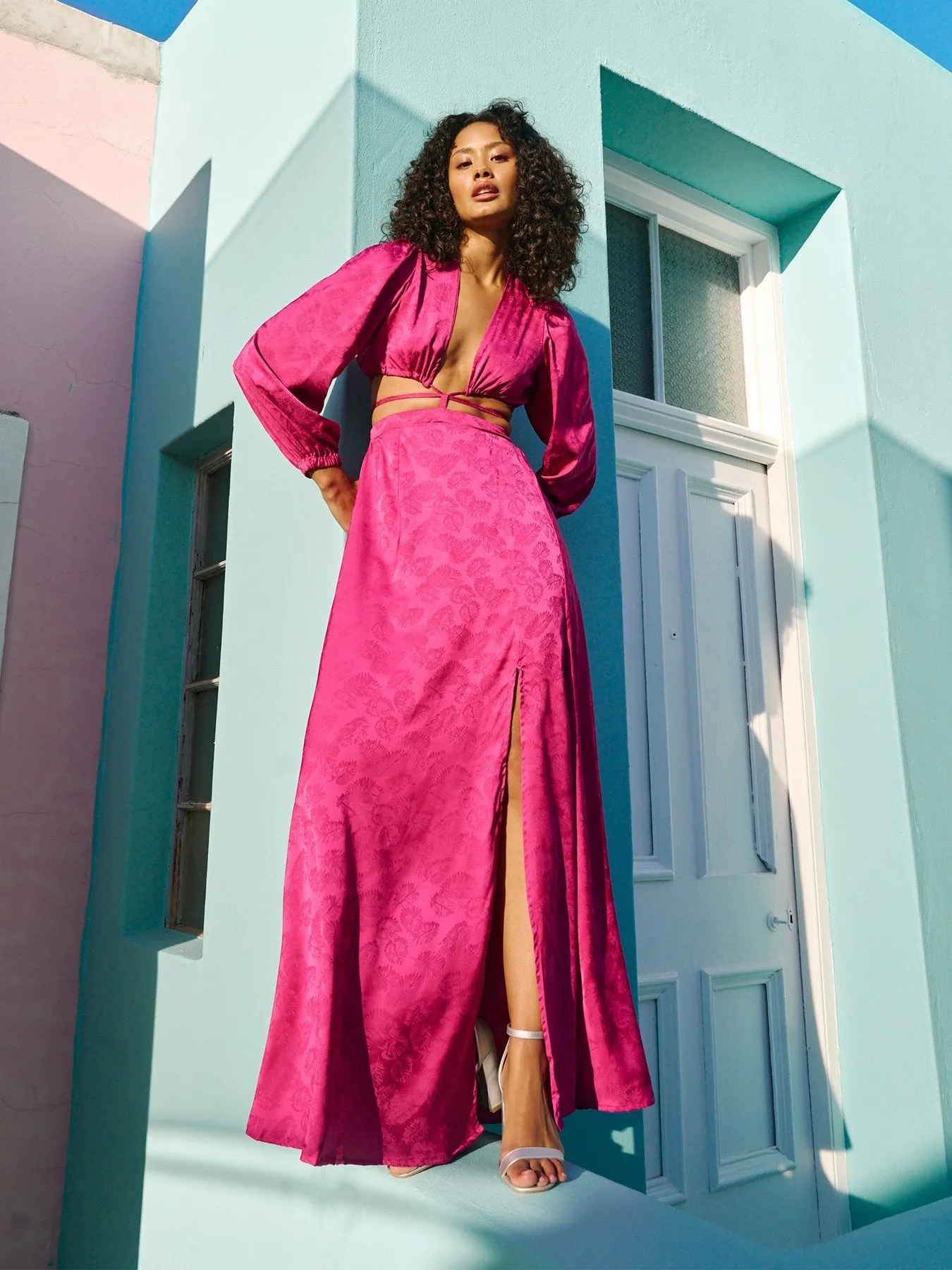 Amal Dress - Zeen Fuchsia sold by Diarrablu product image thumbnail 3