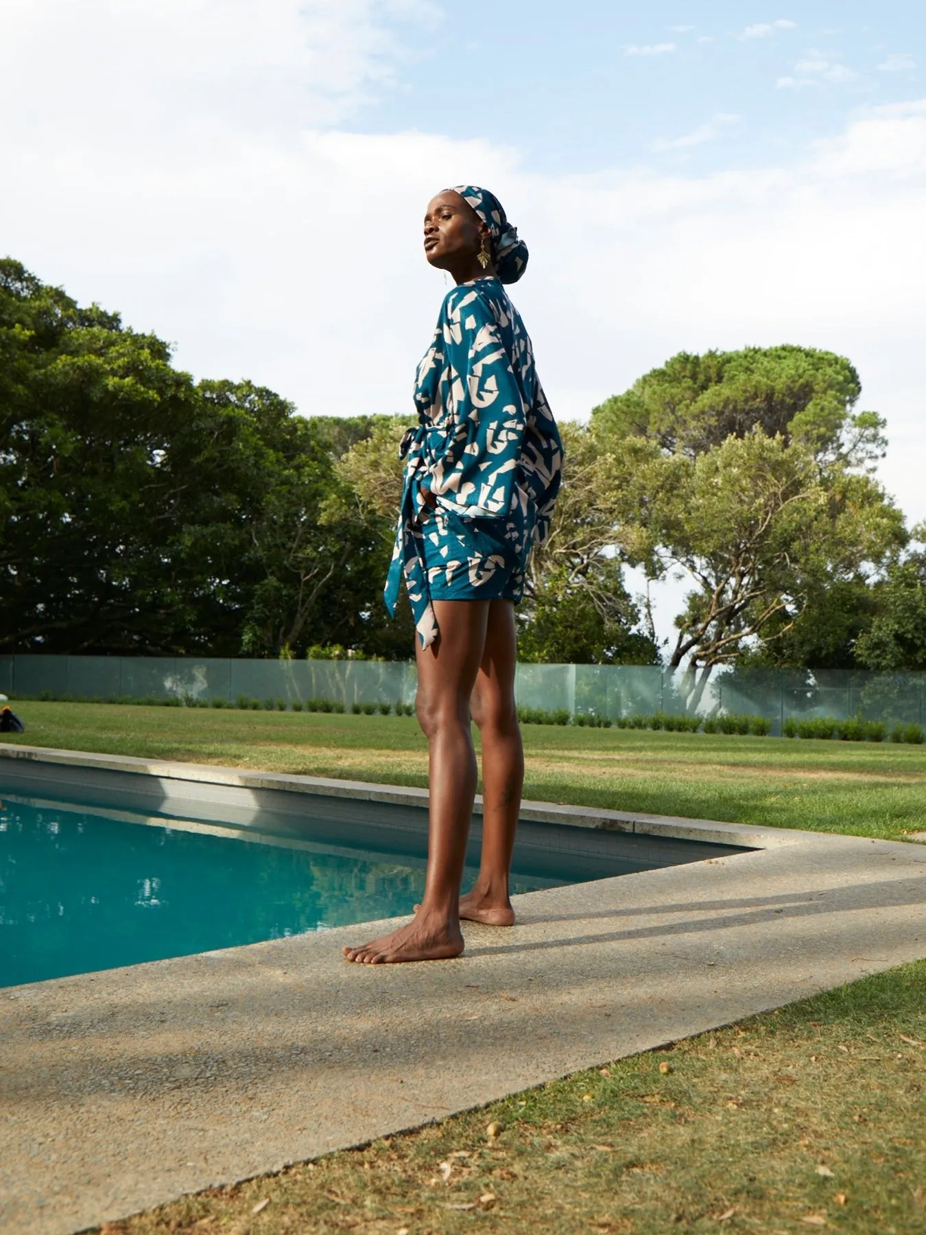 Moussor Headwrap - Batik Blu sold by Diarrablu product image thumbnail 4