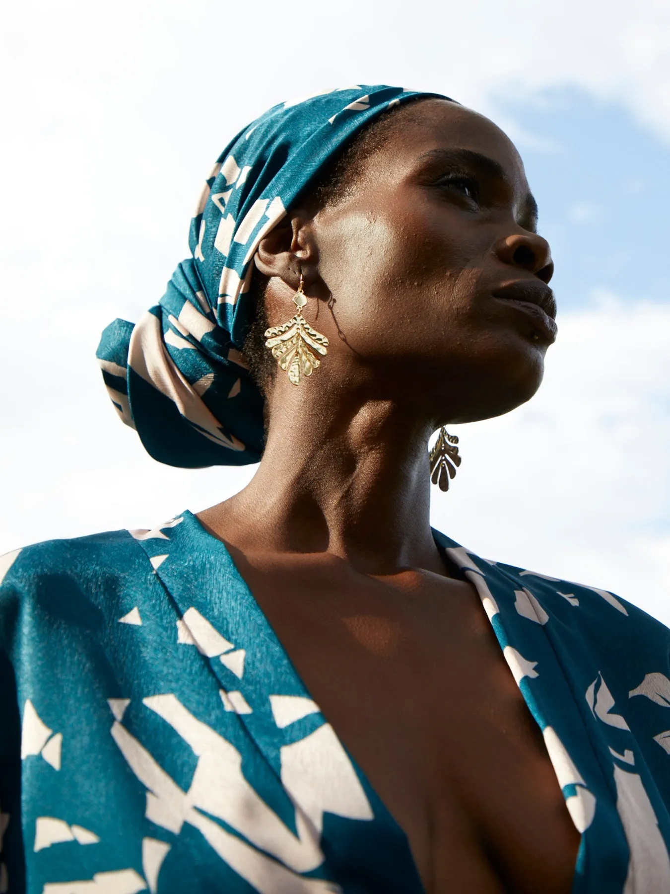 Moussor Headwrap - Batik Blu sold by Diarrablu