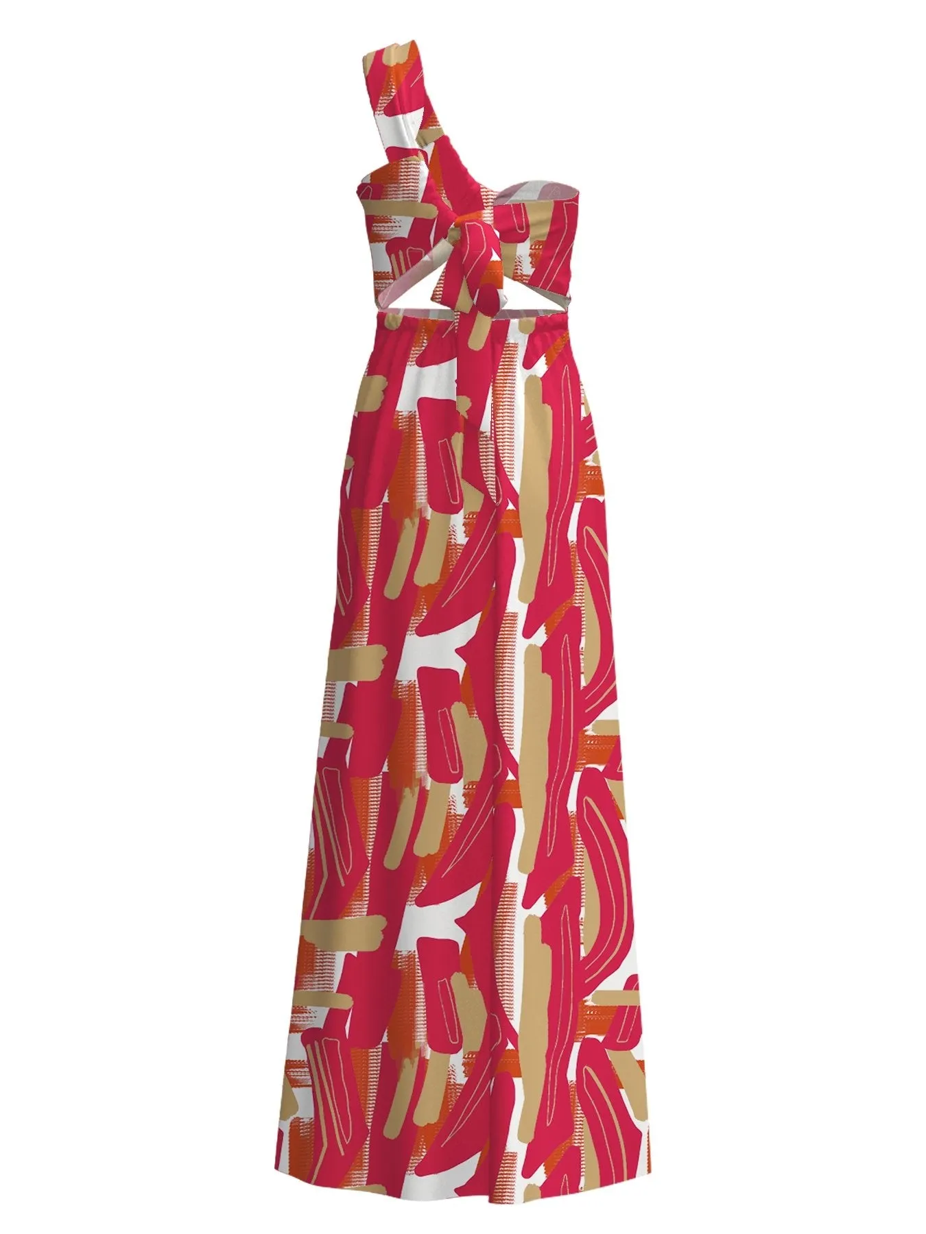 Dalia Dress - Abstract Rose sold by Diarrablu product image thumbnail 5