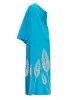 Satu Dress - Palms Blu sold by Diarrablu