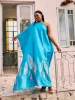 Satu Dress - Palms Blu sold by Diarrablu