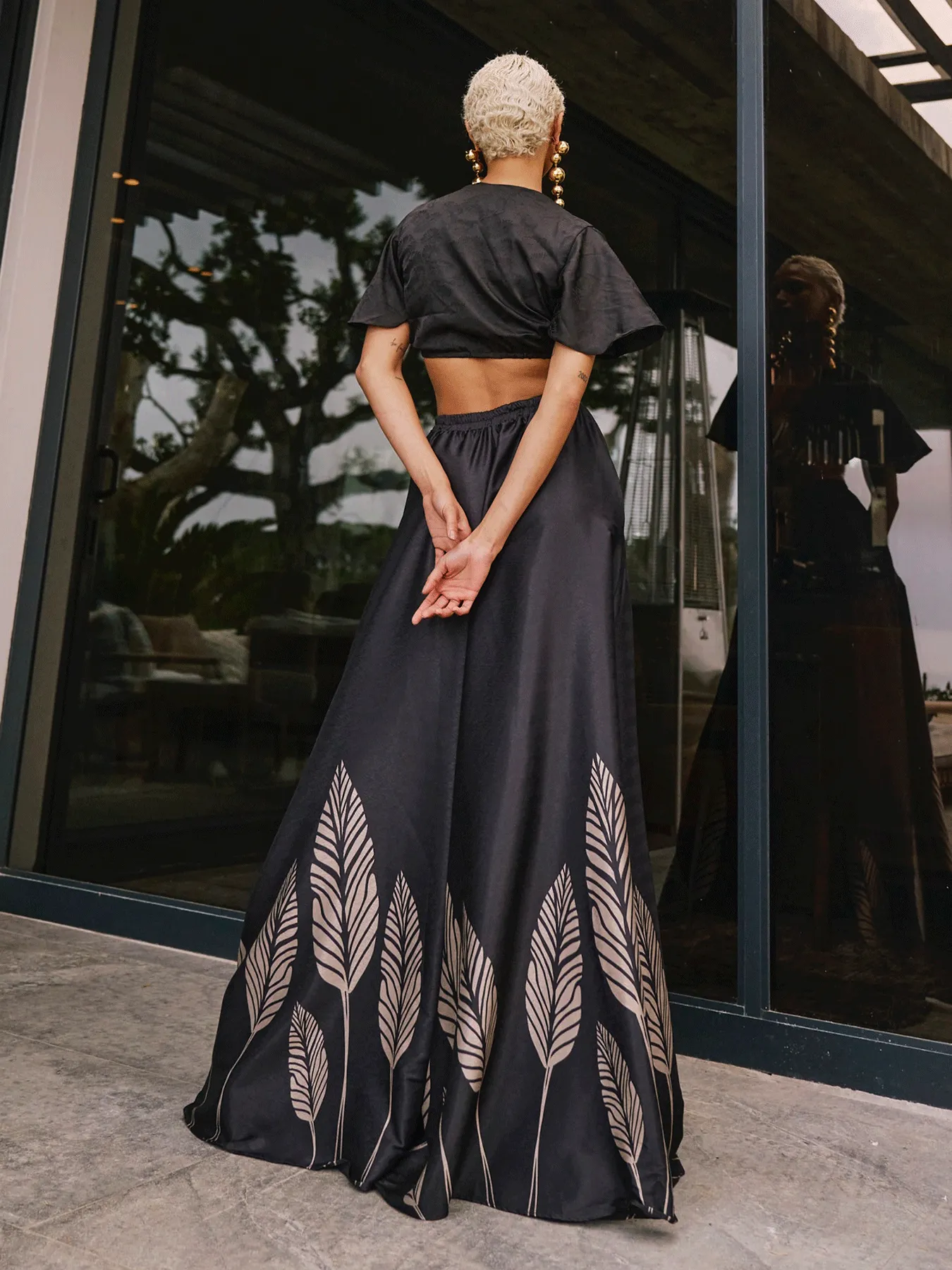 Jant Pants - Palms Noir sold by Diarrablu product image thumbnail 4