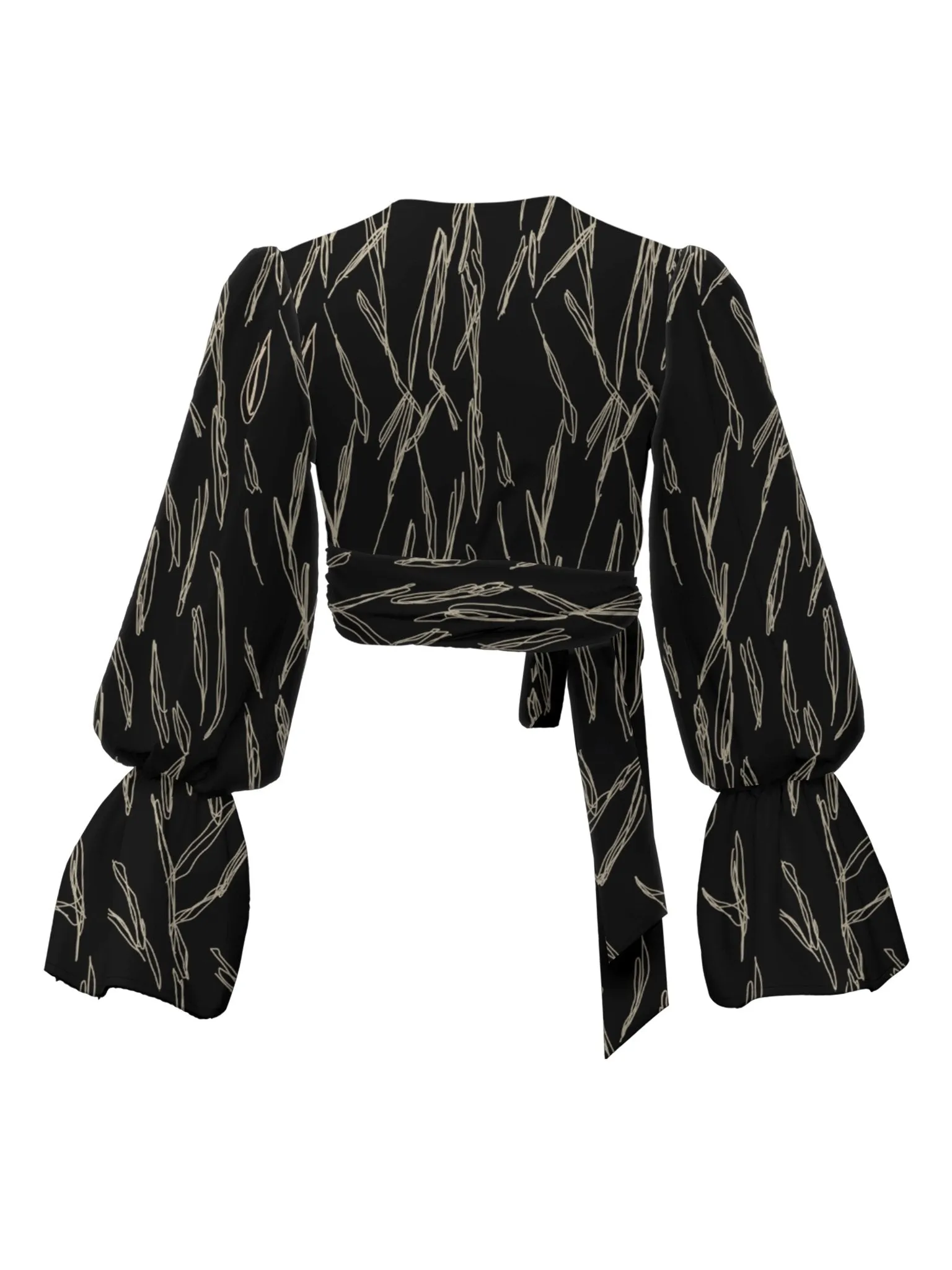 Aja Top - Scribble Noir sold by Diarrablu product image thumbnail 4