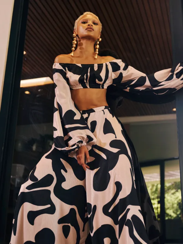 Naka Top - Alia Noir sold by Diarrablu