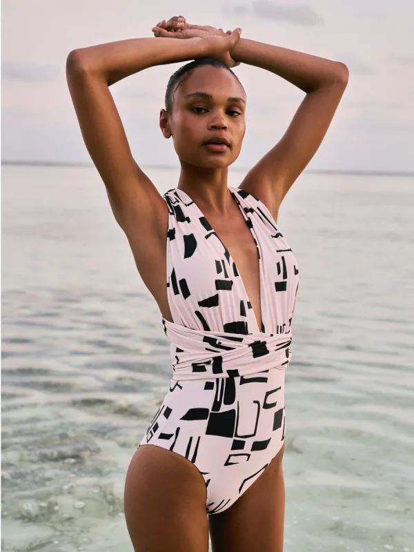 Infinity Swimsuit - Tukki Peach sold by Diarrablu