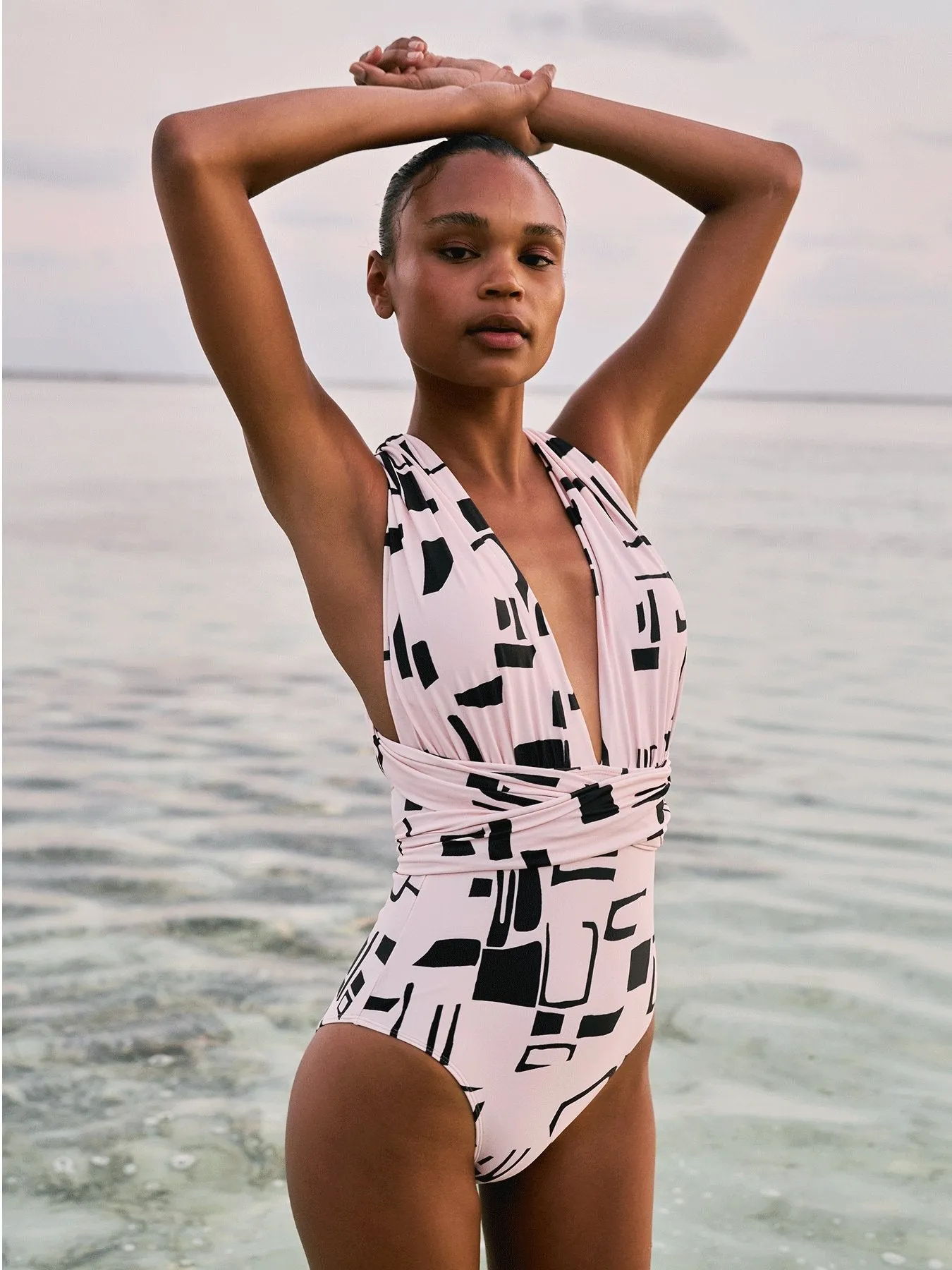 Infinity Swimsuit - Tukki Peach sold by Diarrablu