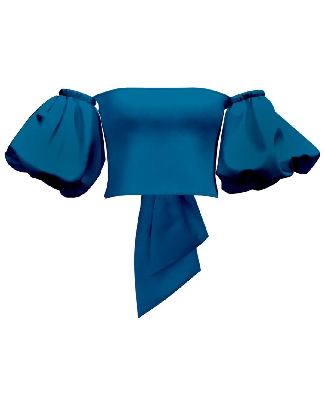 Sustainable Zany Top - Solid Teal sold by Diarrablu product image thumbnail 2