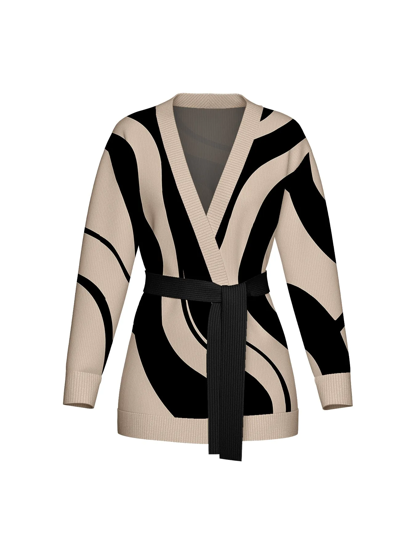 Elma Knit Cardigan - Luze Noir sold by Diarrablu product image thumbnail 3