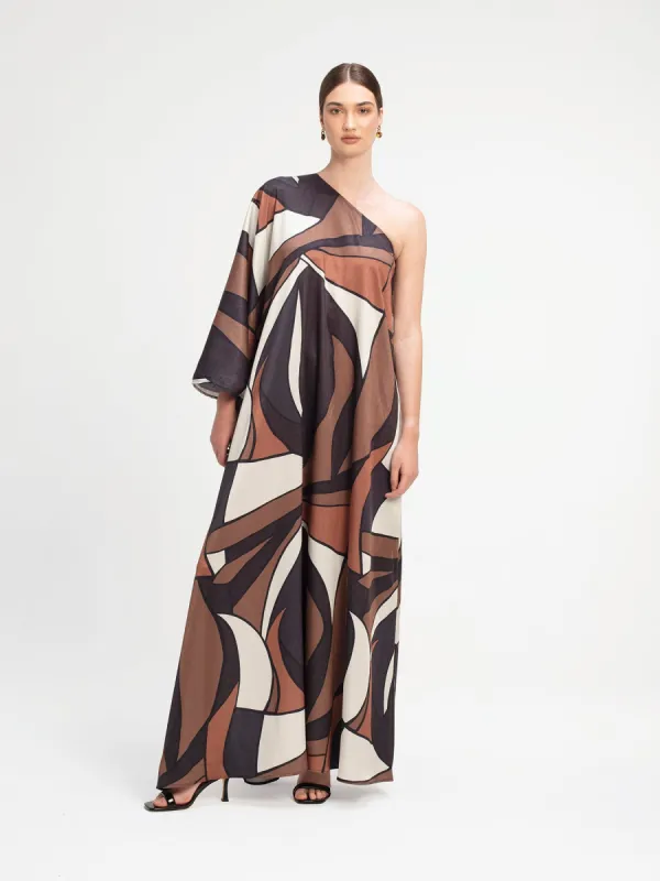 Satu Dress - Chiado Rust sold by Diarrablu