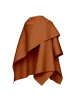 Wrap Cape - Solid Brown sold by Diarrablu