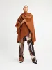 Wrap Cape - Solid Brown sold by Diarrablu