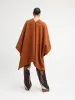 Wrap Cape - Solid Brown sold by Diarrablu
