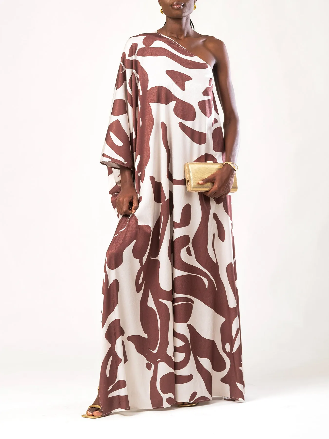 Satu Dress - Alia Brown sold by Diarrablu