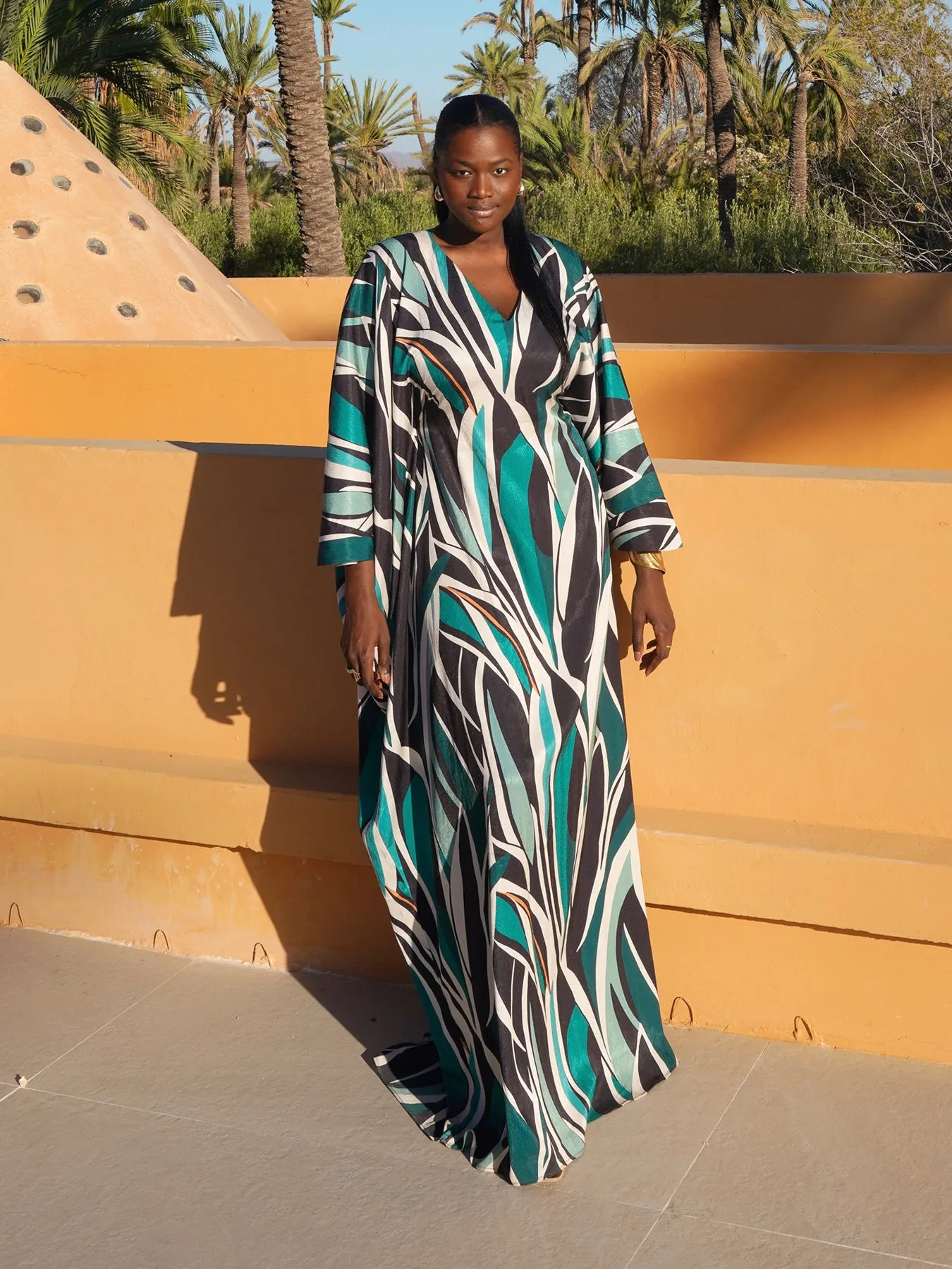 Laou Dress - Petal Teal sold by Diarrablu