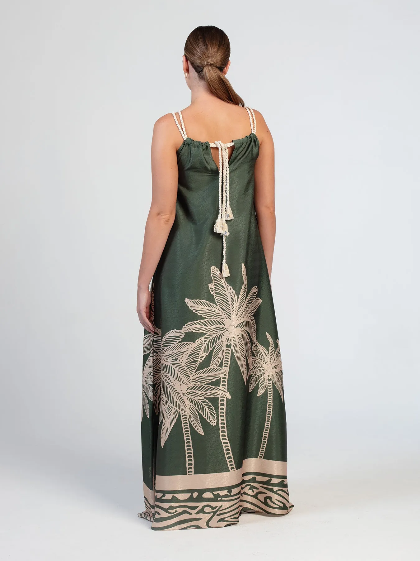 Jwana Dress - Coria Olive sold by Diarrablu product image thumbnail 5