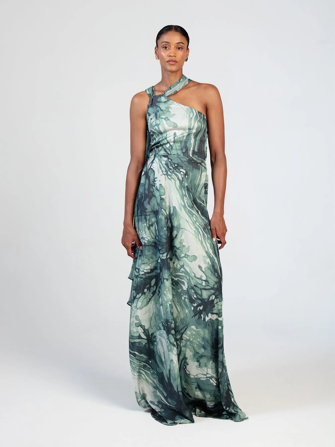 Eli Dress - Sena Vert sold by Diarrablu product image thumbnail 4