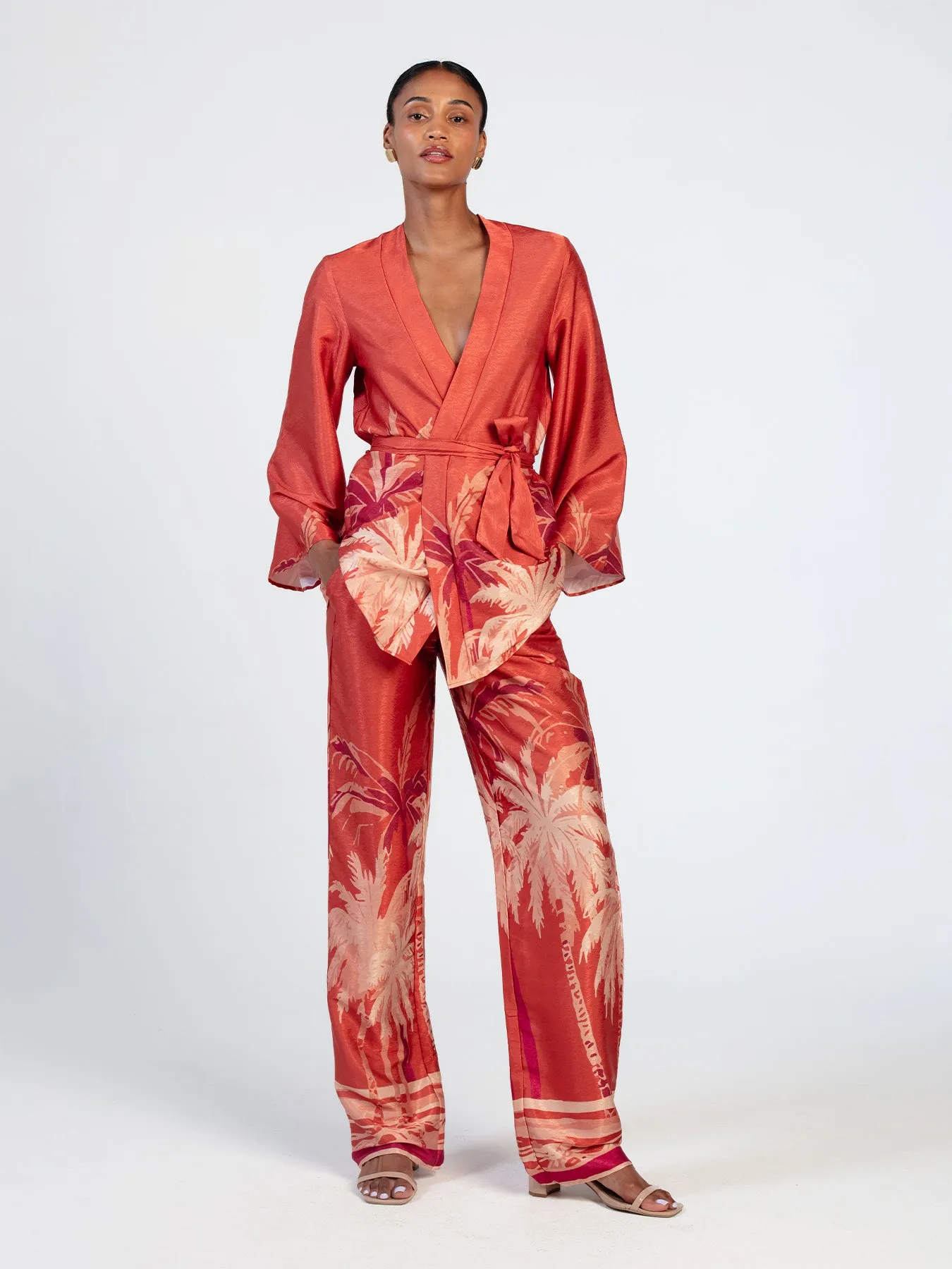 Leer Pants - Coco Terracota sold by Diarrablu