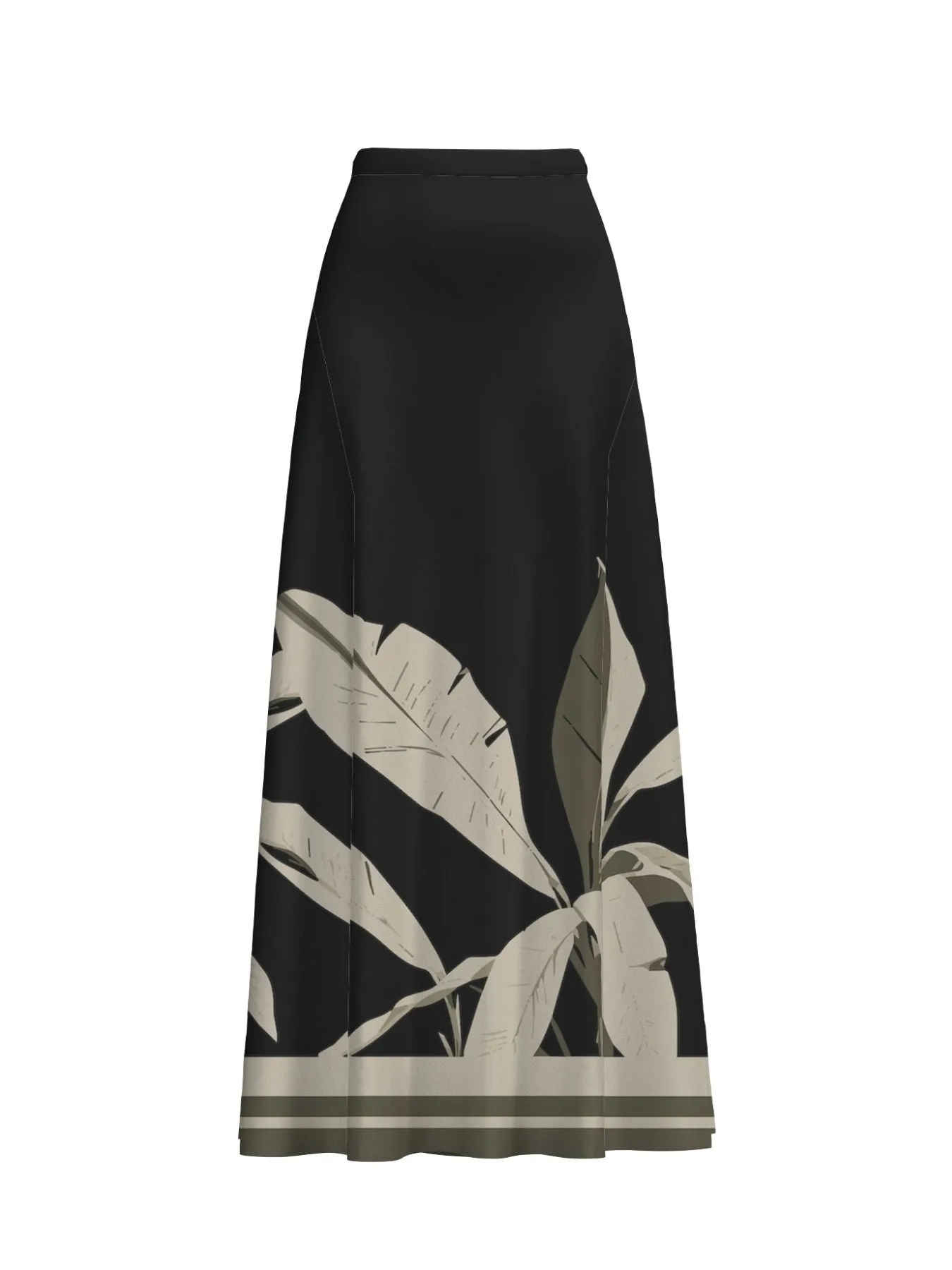 Printed Linen Mundi Skirt - Sierra Noir sold by Diarrablu product image thumbnail 2