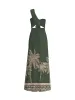 Dalia Dress - Coria Olive sold by Diarrablu