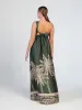 Dalia Dress - Coria Olive sold by Diarrablu