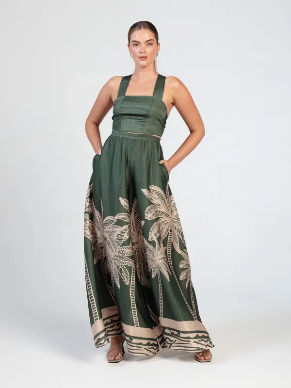 Jant Pants - Coria Olive sold by Diarrablu