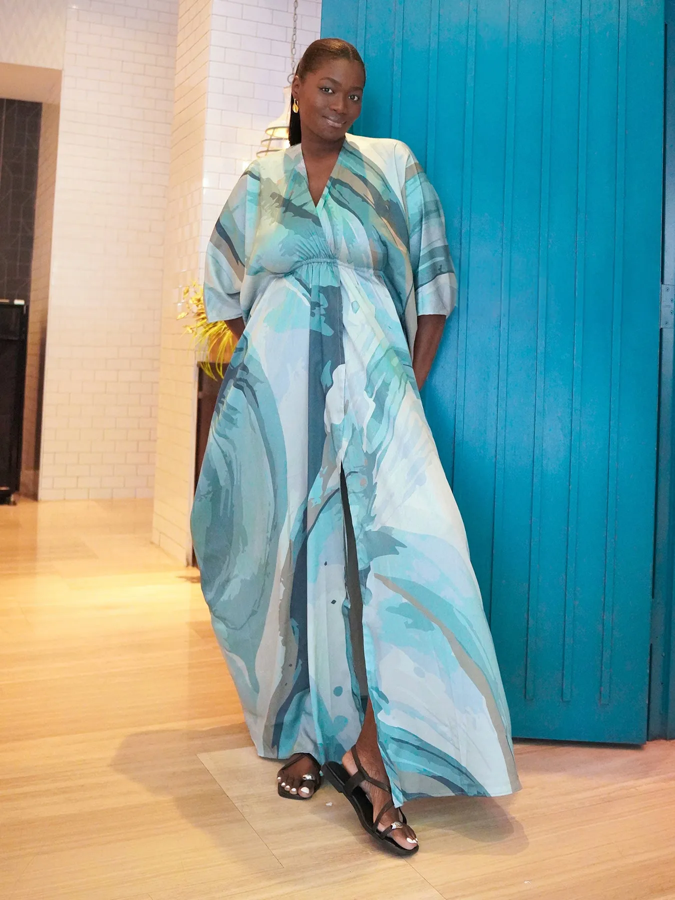 Naim Dress - Aura Blu sold by Diarrablu product image thumbnail 3