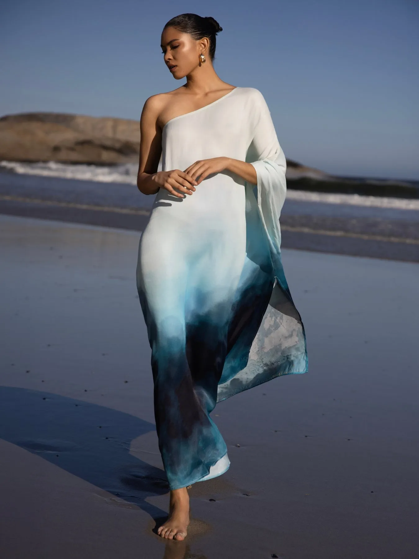 Satu FSC® Certified Viscose Dress - Skye Blu sold by Diarrablu