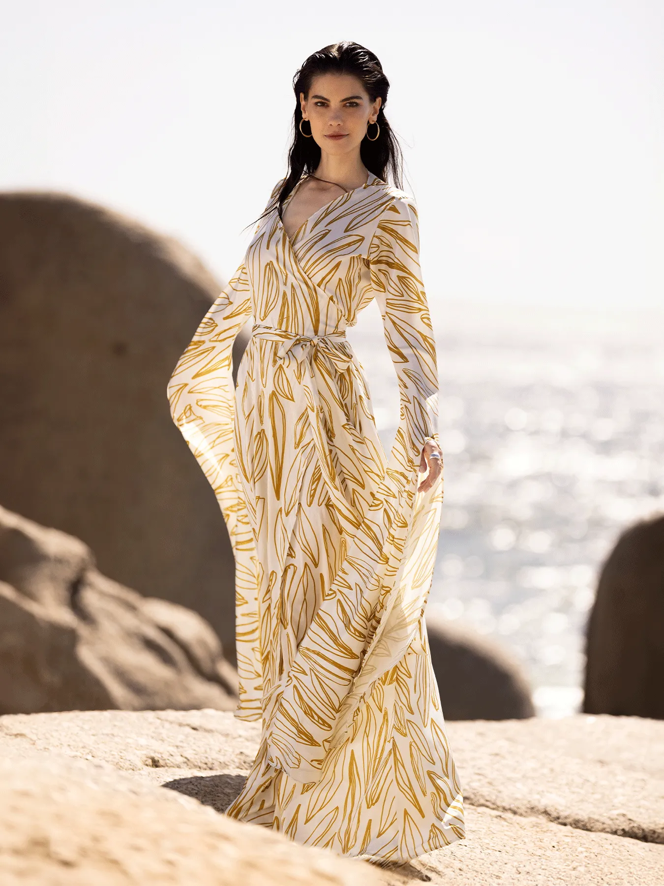 Maya Dress - Fiore Gold sold by Diarrablu product image thumbnail 4