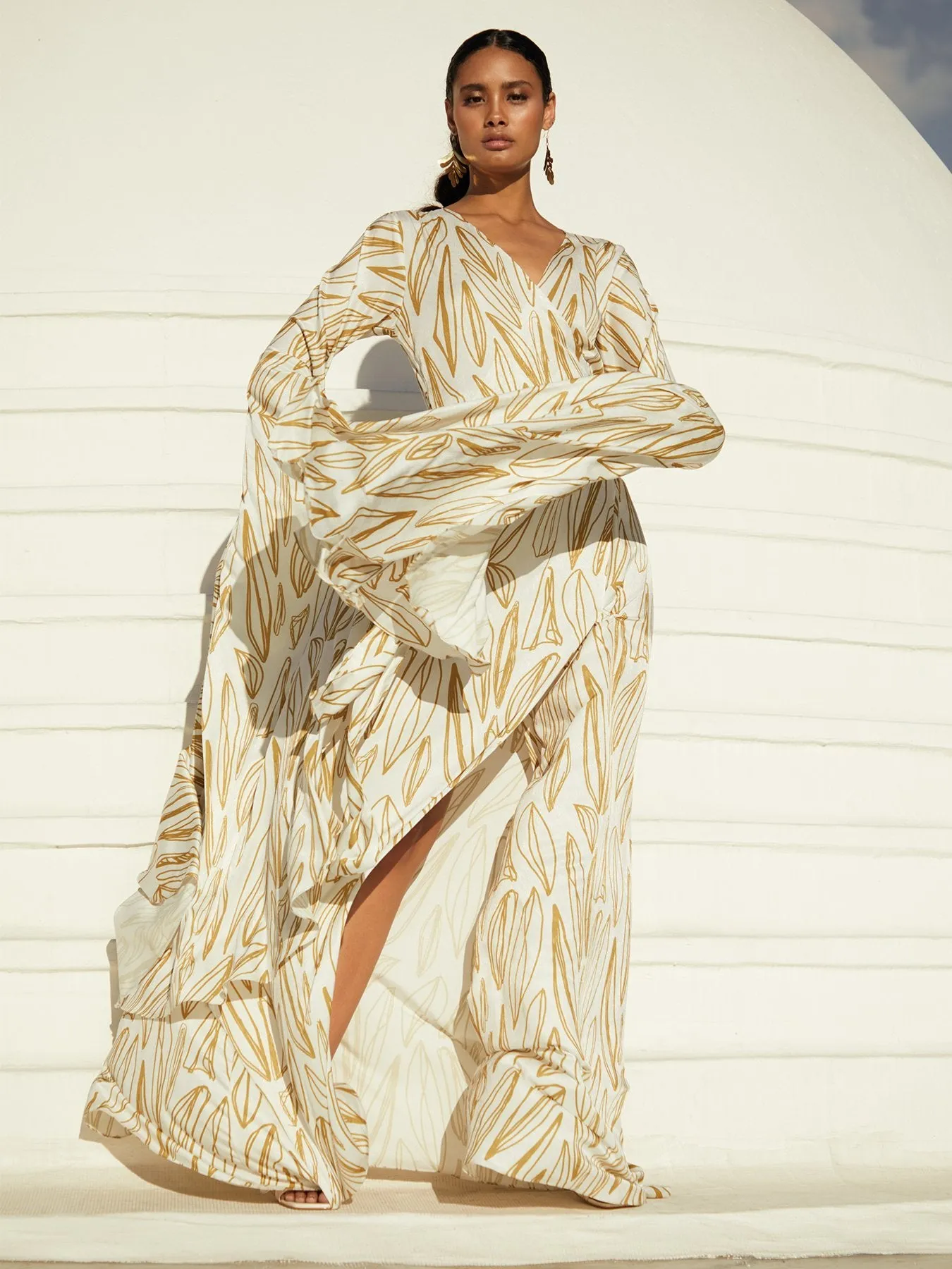 Maya Dress - Fiore Gold sold by Diarrablu product image thumbnail 5