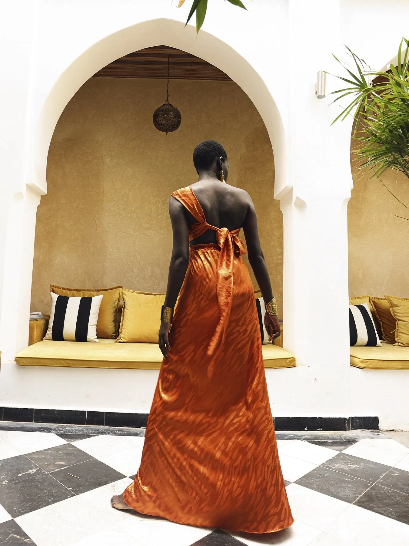 Dalia Dress - Bala Orange sold by Diarrablu product image thumbnail 5