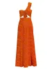 Dalia Dress - Bala Orange sold by Diarrablu