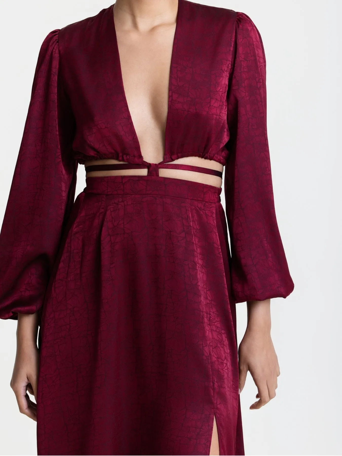 Amal Dress - Ayel Wine sold by Diarrablu product image thumbnail 5