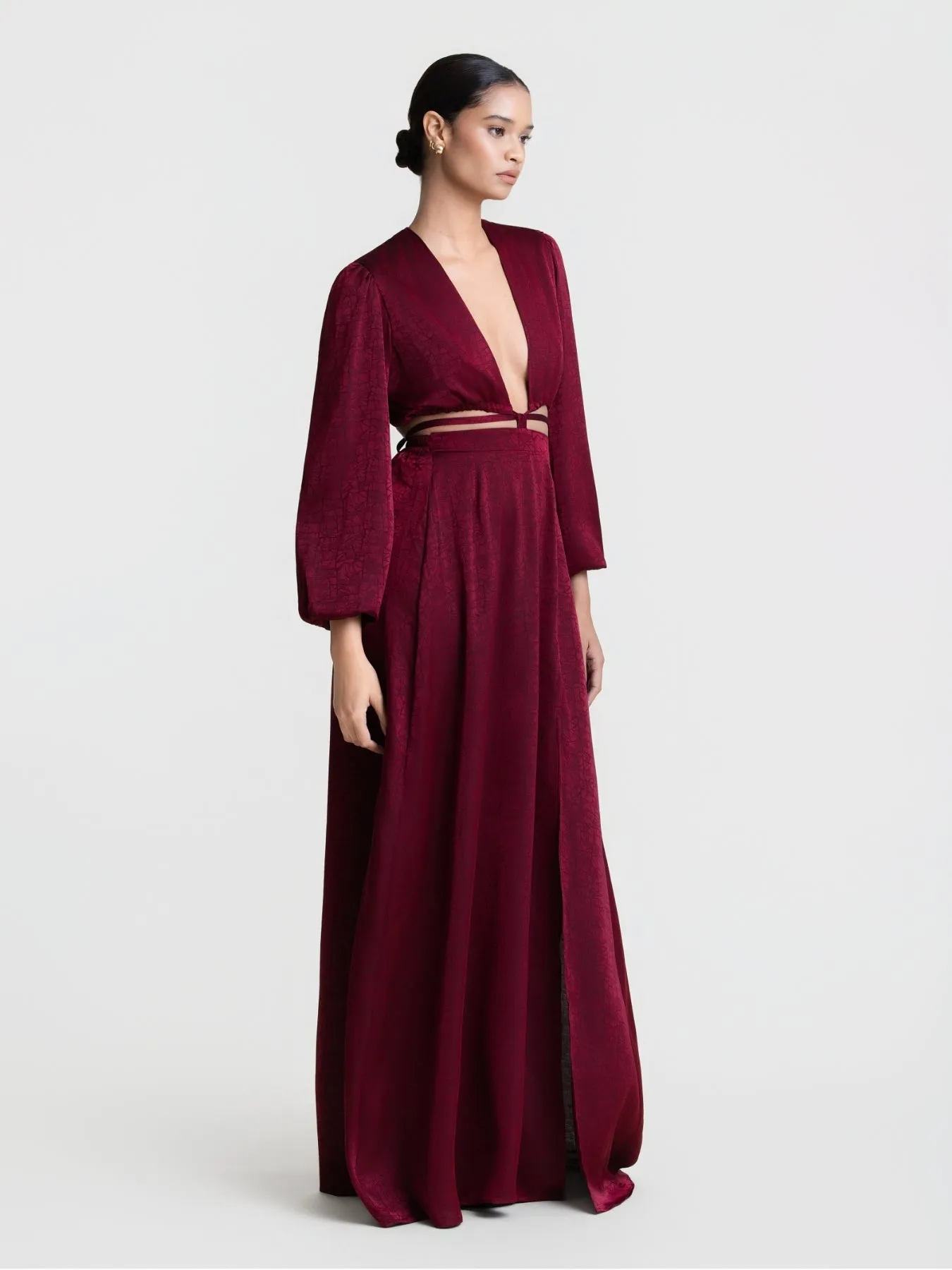 Amal Dress - Ayel Wine sold by Diarrablu product image thumbnail 4