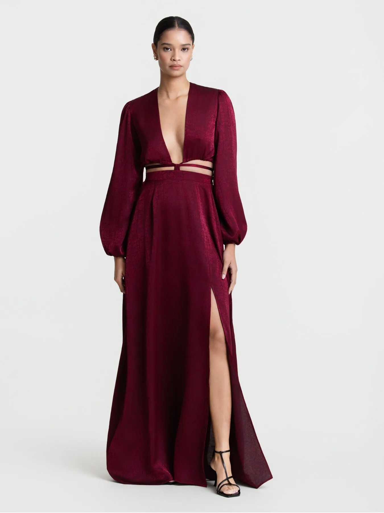 Amal Dress - Ayel Wine sold by Diarrablu product image thumbnail 3