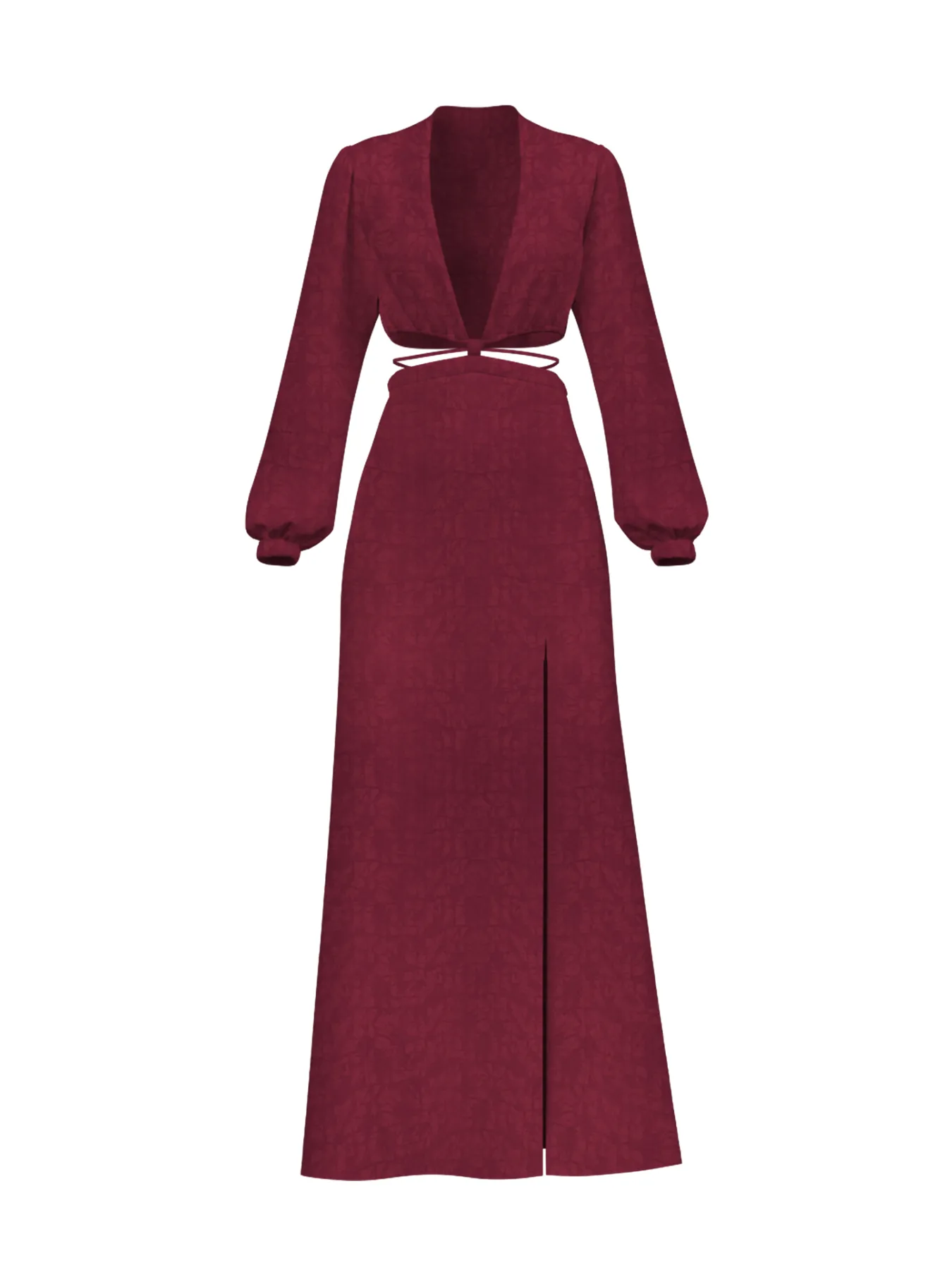 Amal Dress - Ayel Wine sold by Diarrablu product image thumbnail 2