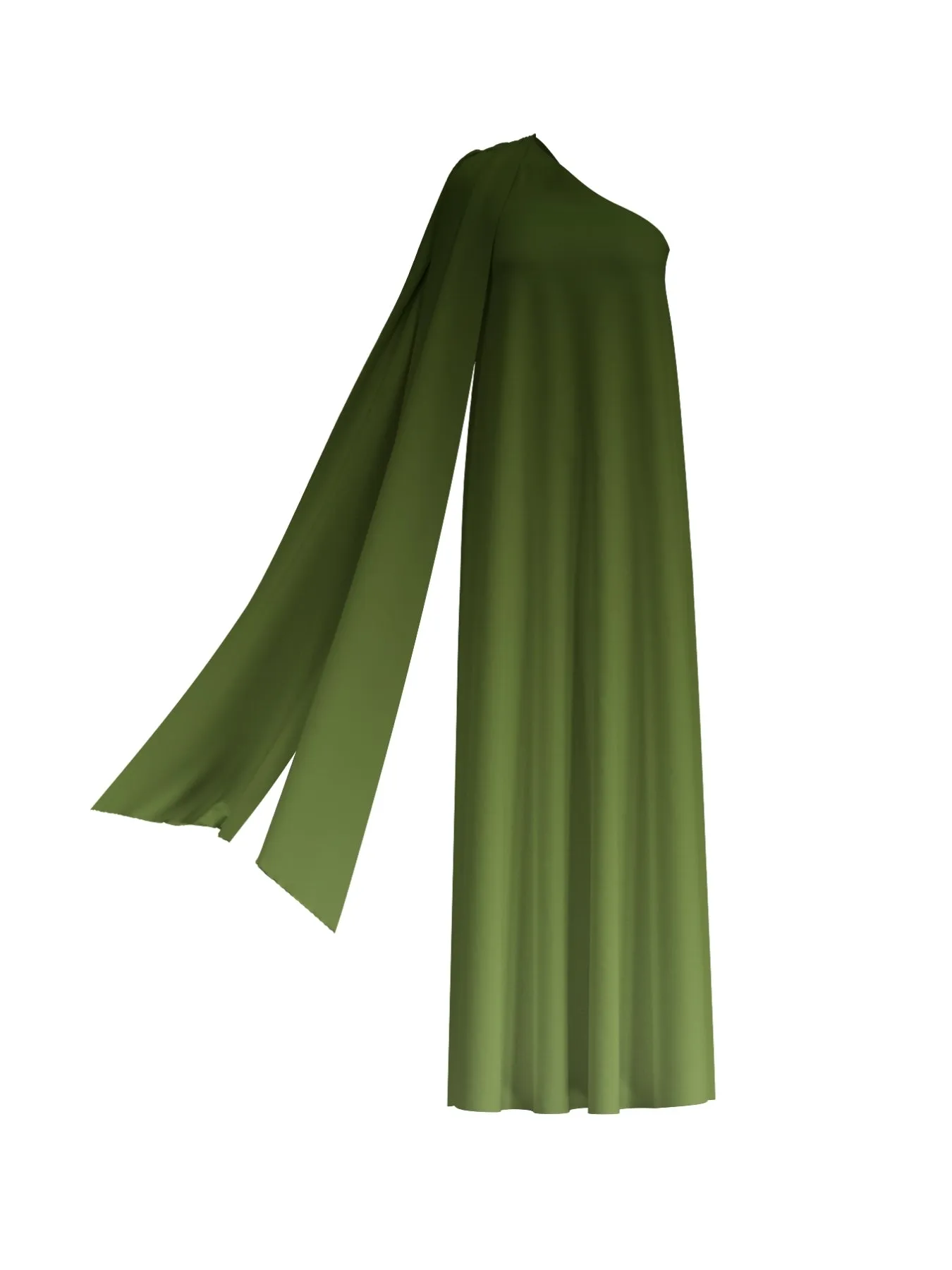 Raya FSC® Certified Viscose Dress - Ombra Olive sold by Diarrablu product image thumbnail 2