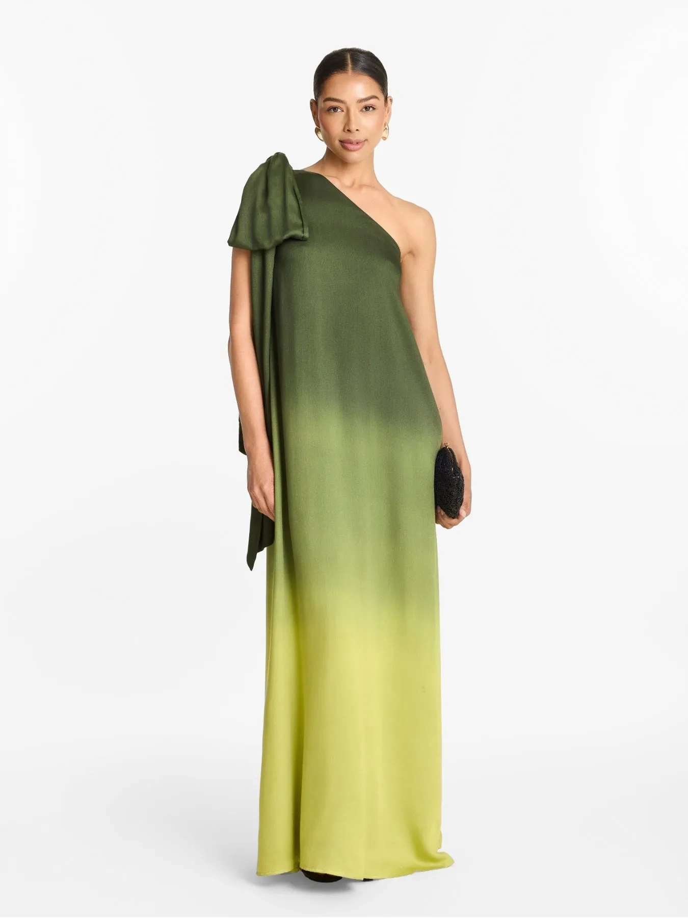 Raya FSC® Certified Viscose Dress - Ombra Olive sold by Diarrablu product image thumbnail 3