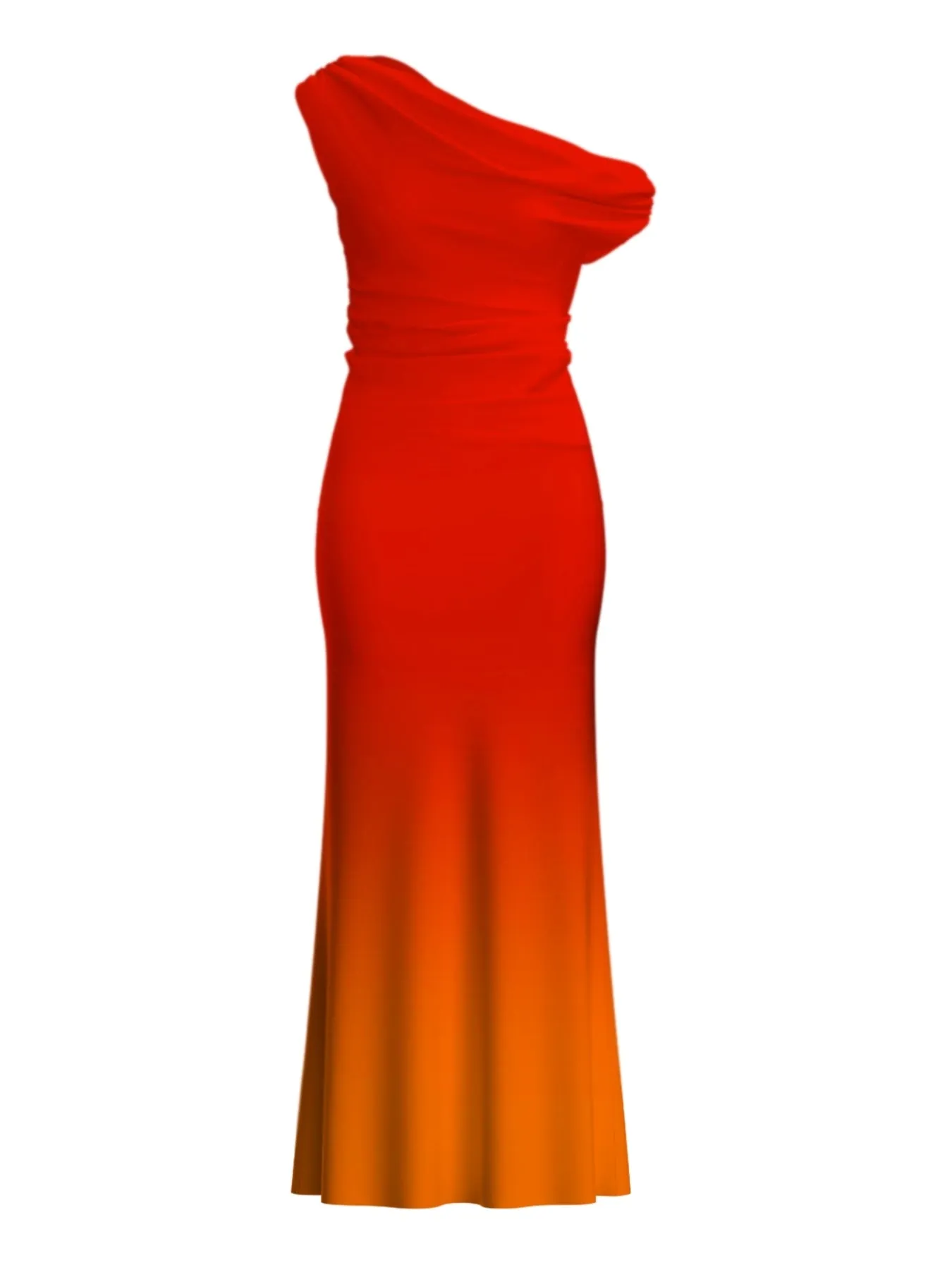 Alba FSC® Certified Viscose Dress - Ombra Sherbet sold by Diarrablu product image thumbnail 2