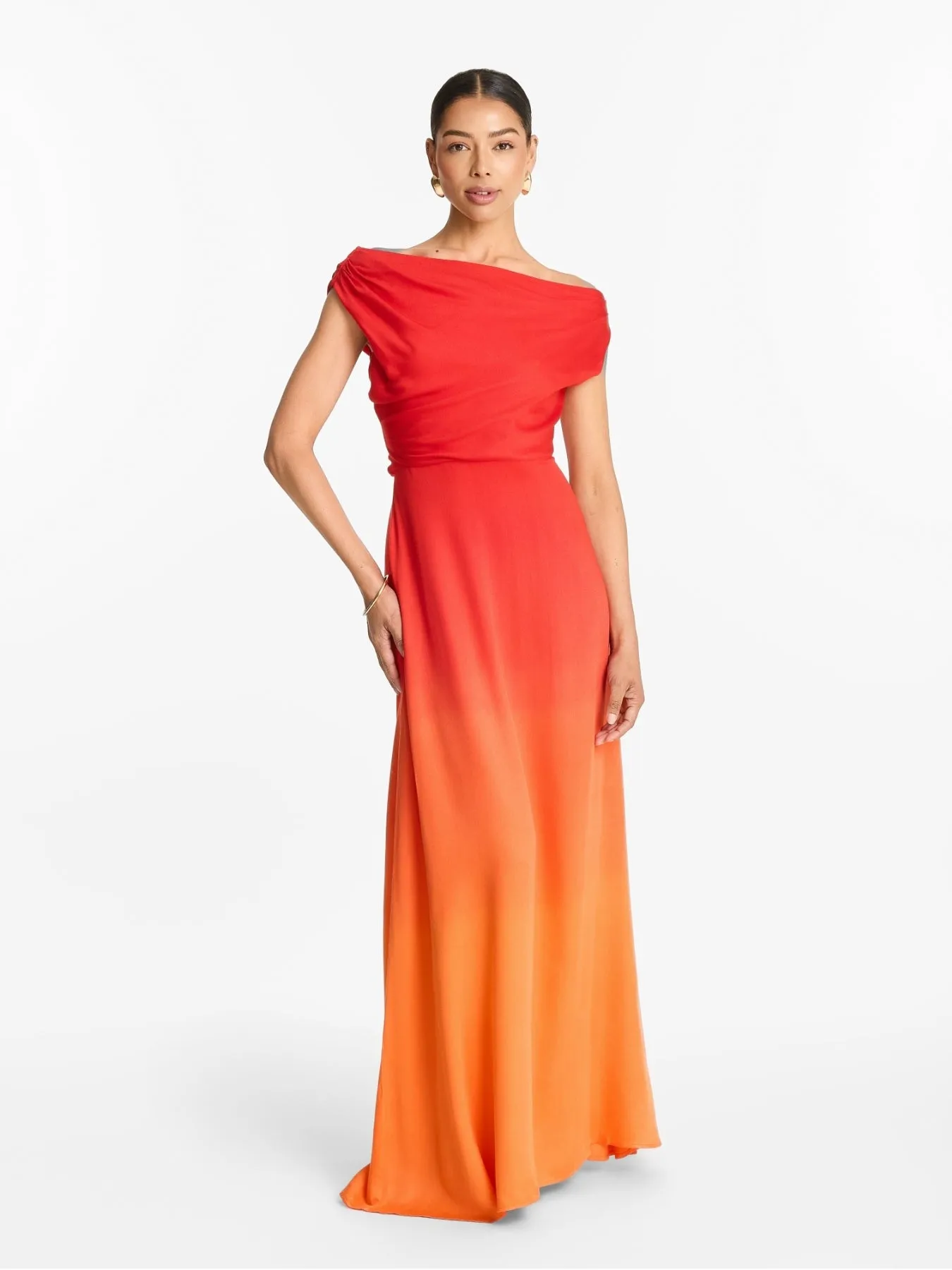Alba FSC® Certified Viscose Dress - Ombra Sherbet sold by Diarrablu product image thumbnail 3