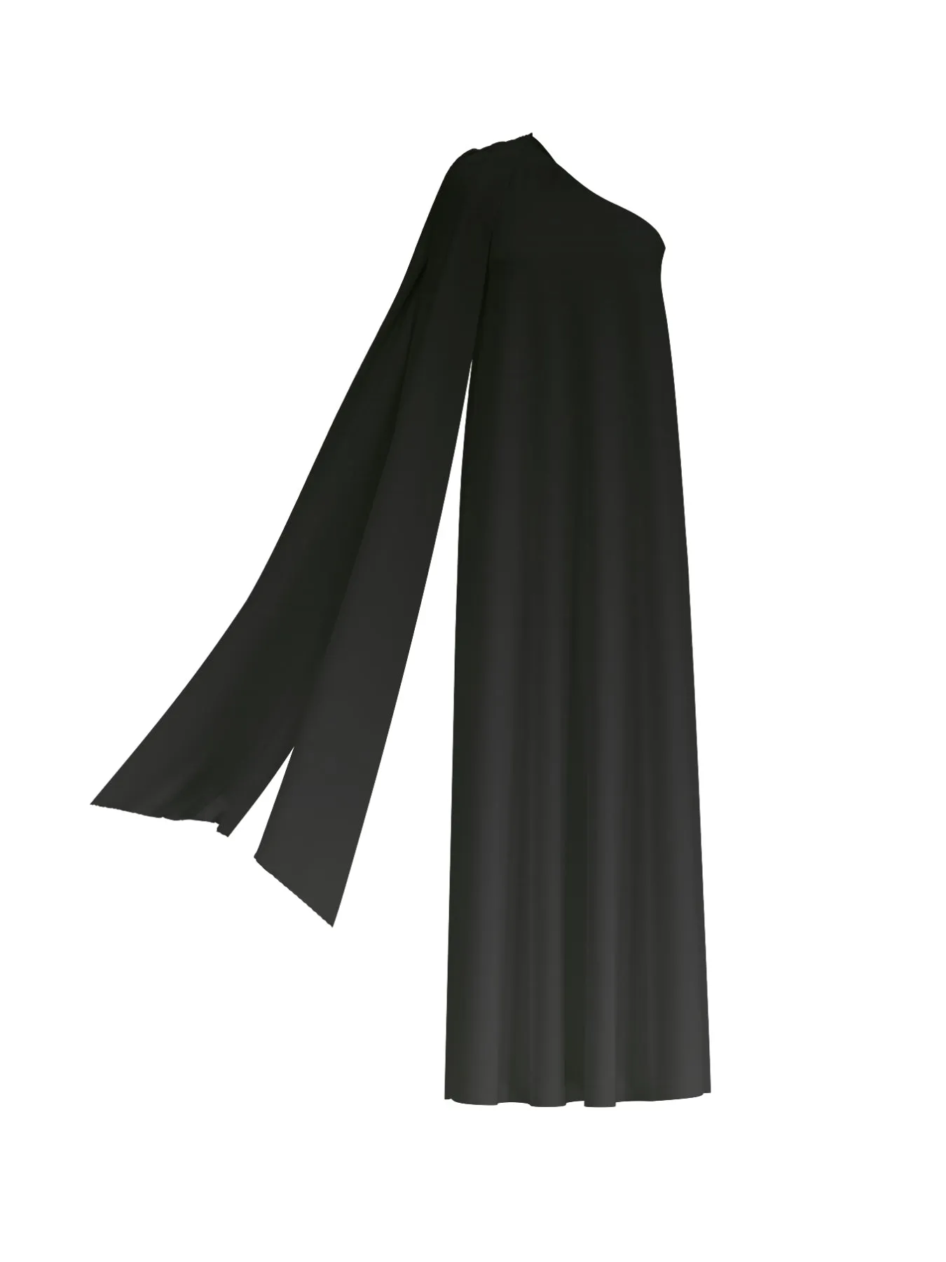 Raya FSC® Certified Viscose Dress - Nala Noir sold by Diarrablu product image thumbnail 2