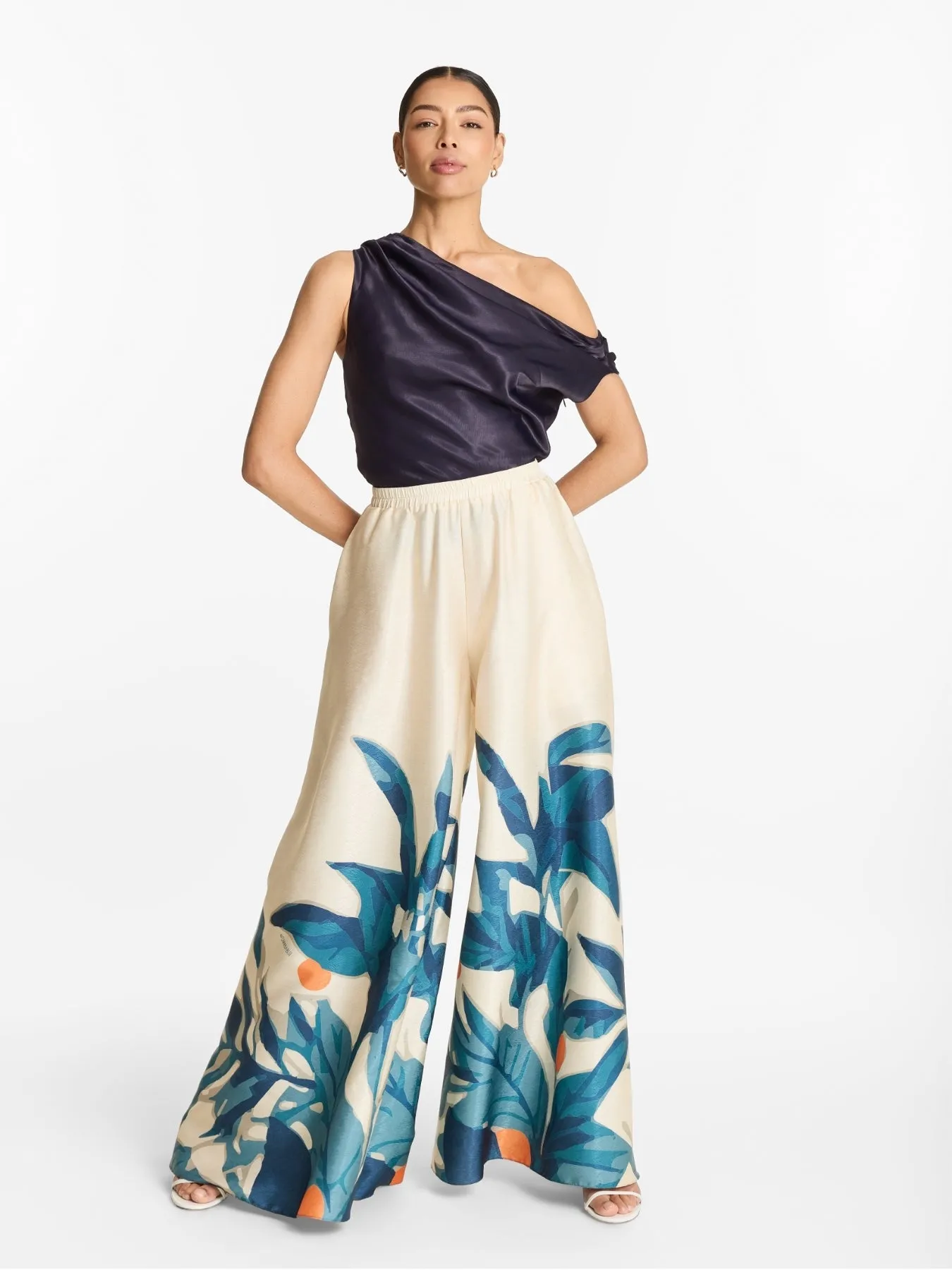 Alba FSC® Certified Viscose Top - Maritime Blu sold by Diarrablu product image thumbnail 5