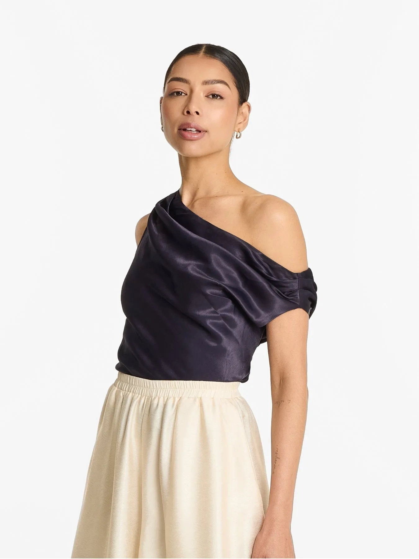 Alba FSC® Certified Viscose Top - Maritime Blu sold by Diarrablu product image thumbnail 3