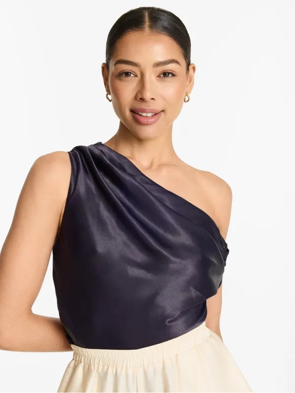 Alba FSC® Certified Viscose Top - Maritime Blu sold by Diarrablu