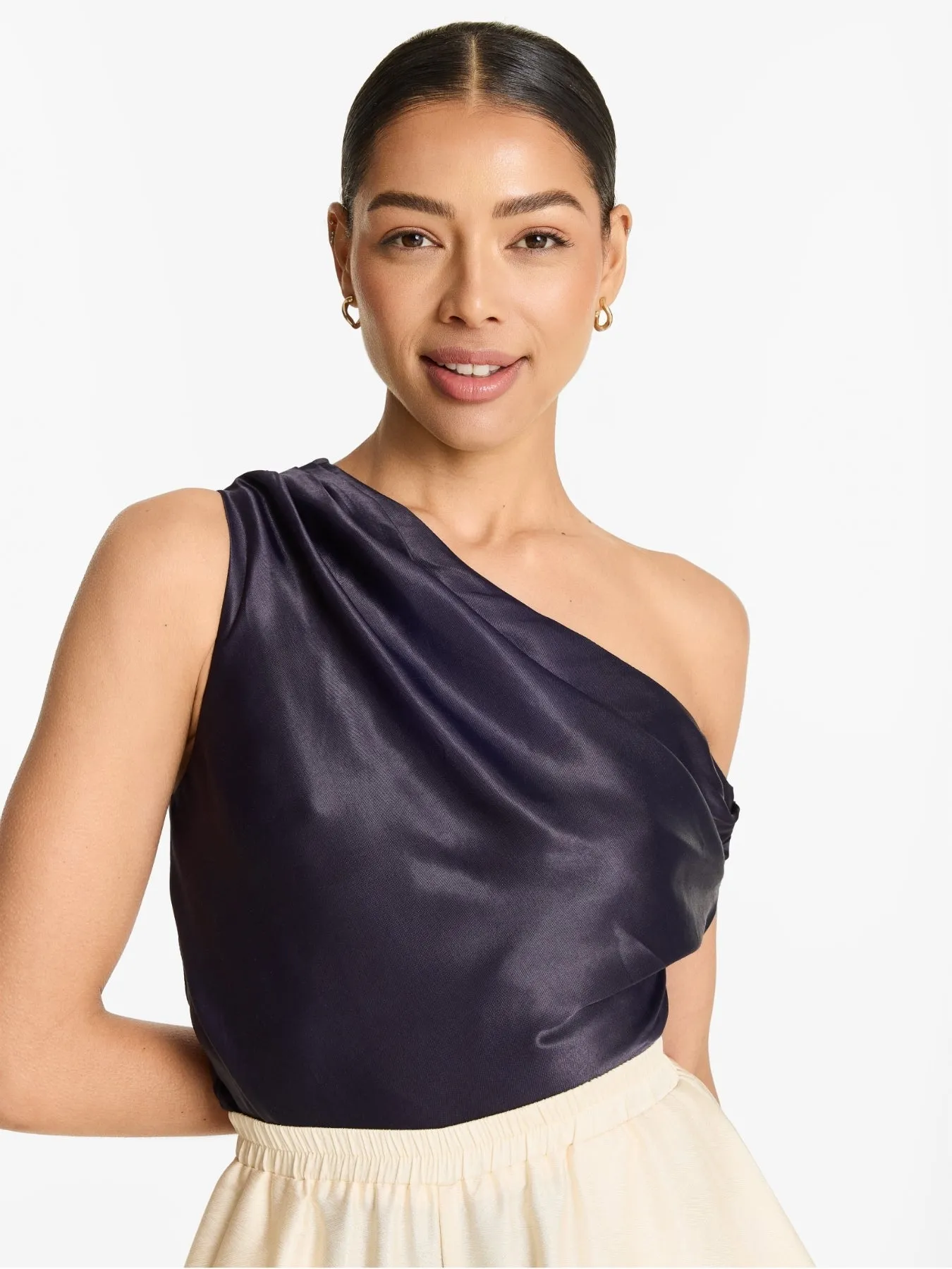 Alba FSC® Certified Viscose Top - Maritime Blu sold by Diarrablu