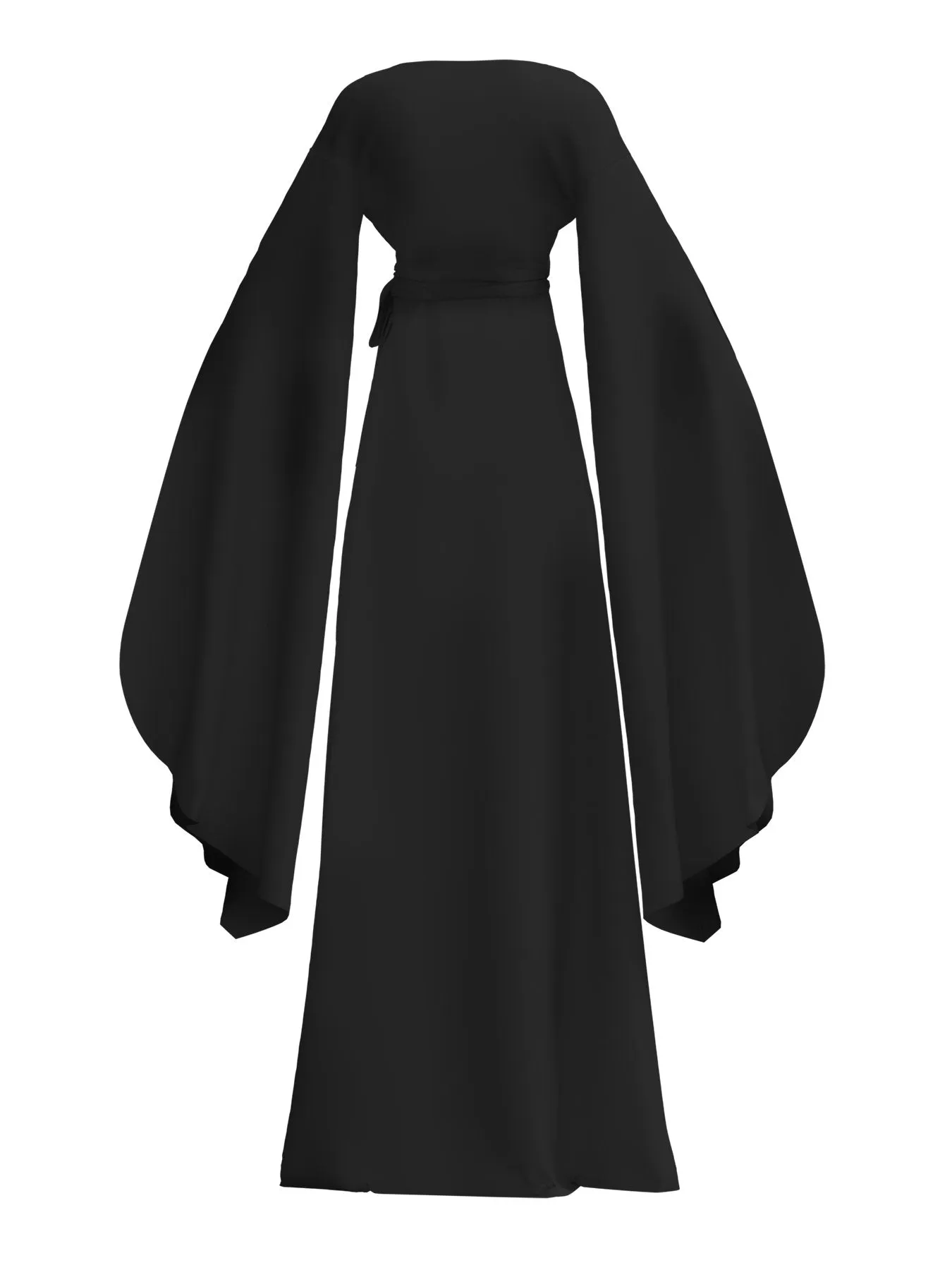 Sustainable Maya Dress - Solid Noir sold by Diarrablu product image thumbnail 4