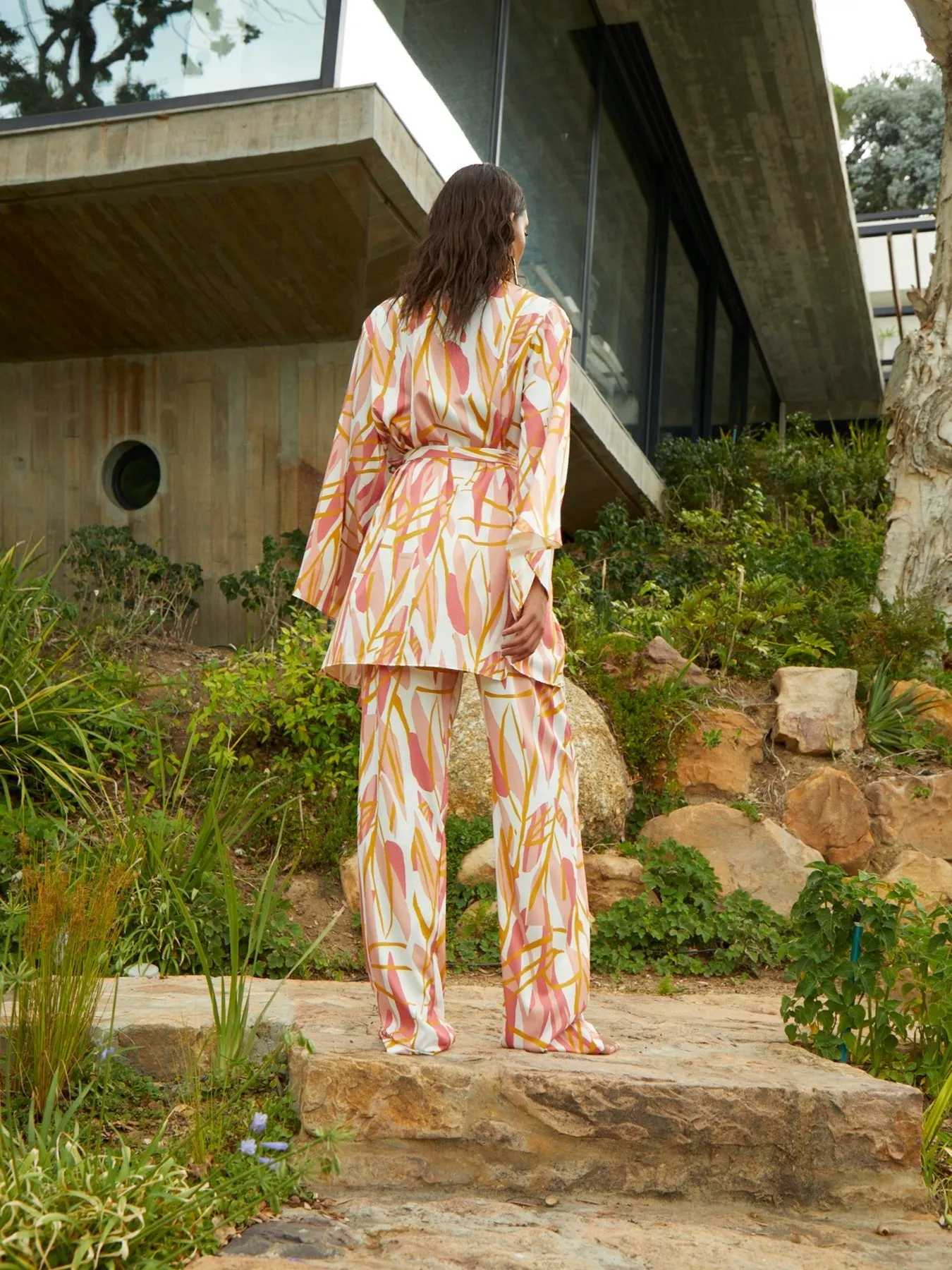 Leer Pants - Blossom Rose sold by Diarrablu product image thumbnail 3